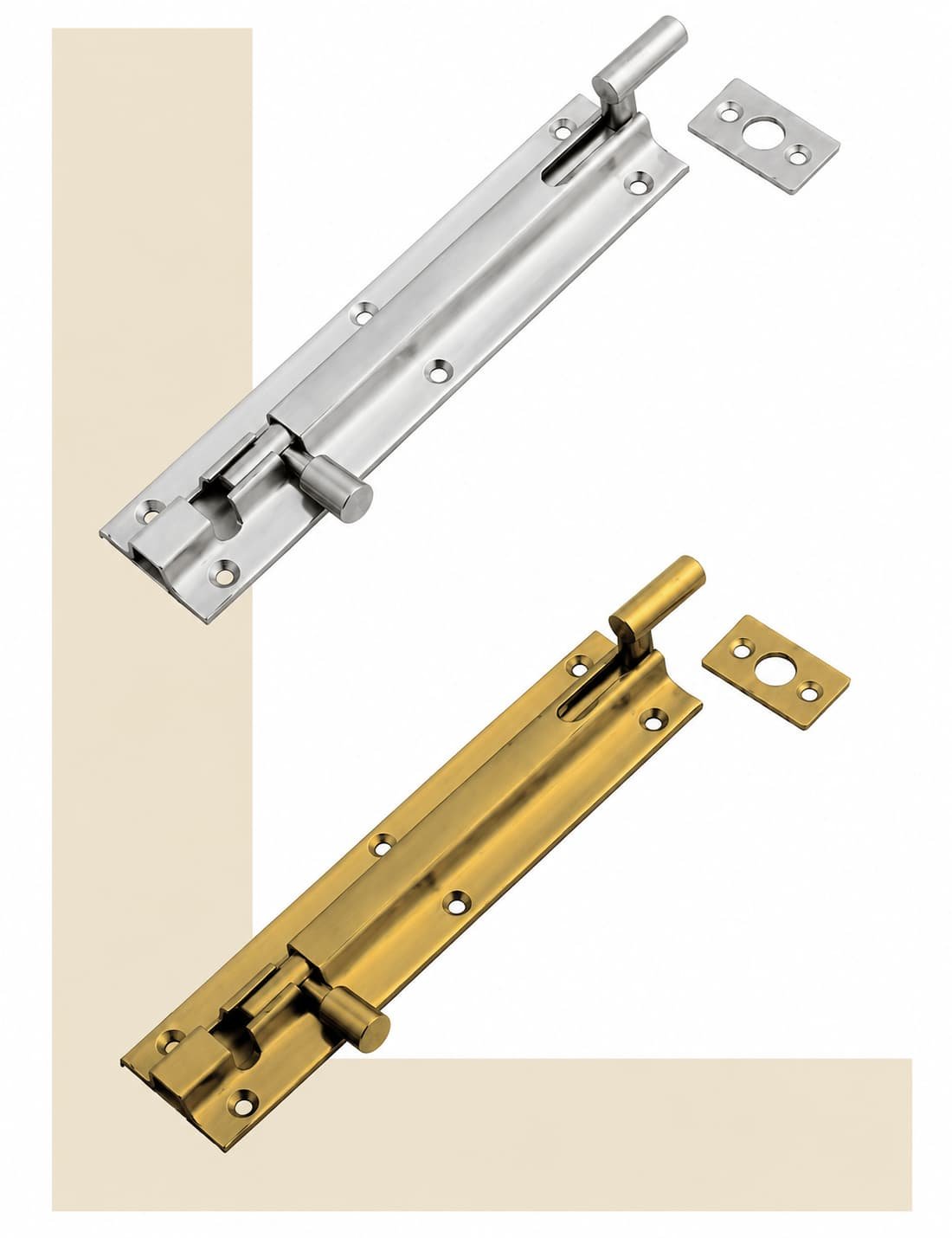 AELEX Stainless Steel & Glass Hardware Suite